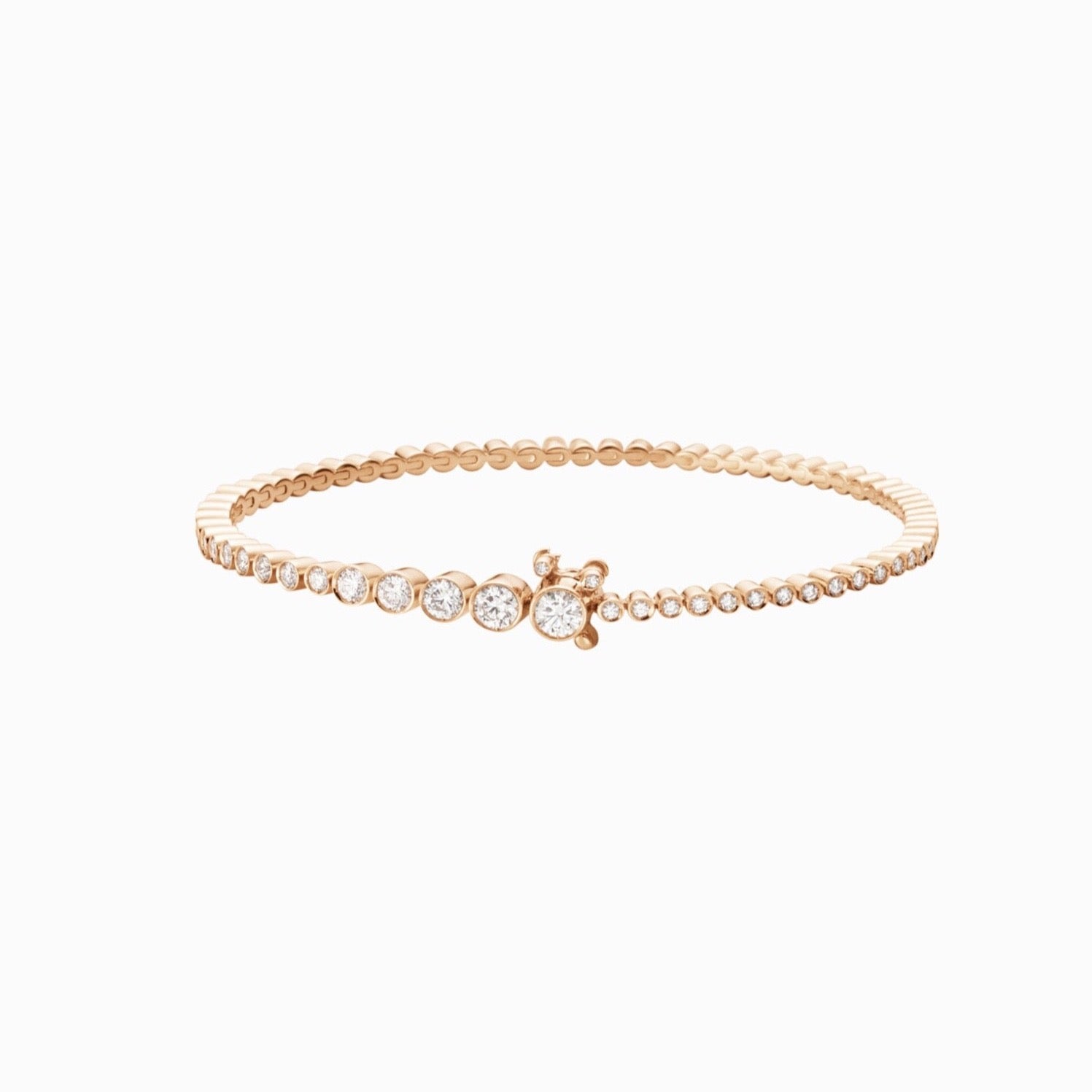 Bracelet de Tennis Classique Rose